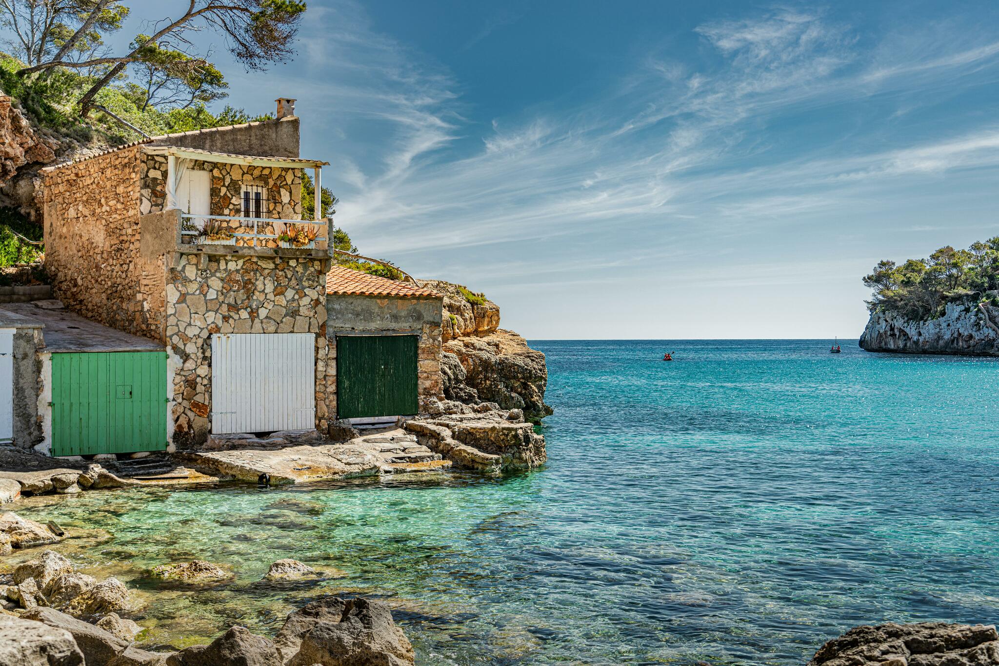 Picturesque bays not far from Palma de Mallorca